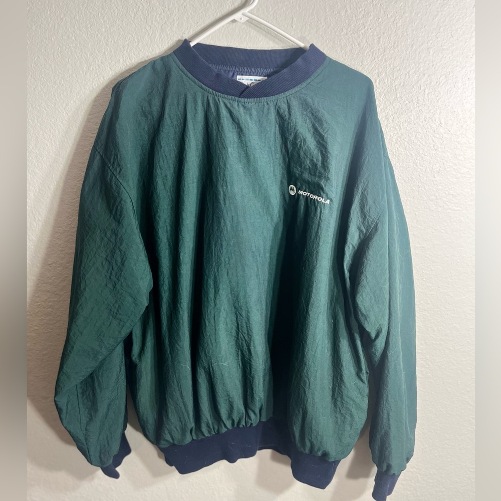 Vintage Motorola Fleece Pullover